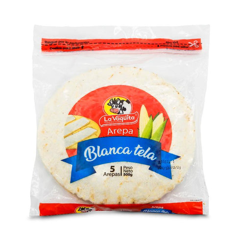 AREPA LA VAQUITA 5U TELA BLANCA